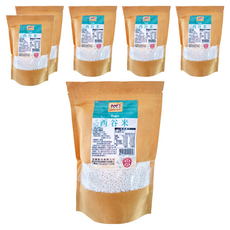 茂喜食品 泰國西谷米 真空包裝, 400g, 6包