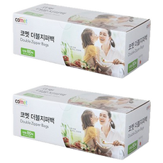 comet 雙拉鍊袋大號, Large, 80入, 2盒