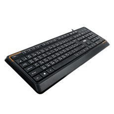 INTOPIC 廣鼎 KBD-101 低噪多媒體有線鍵盤,防水,輕薄耐用,104鍵