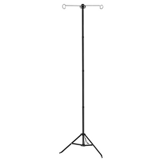 comet 4段折疊式露營燈架, 1個, 黑色