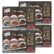 YUKI&LOVE 雪之戀 台灣五穀麻糬 12入 Set, 綜合口味, 台灣製造, 300g, 4盒