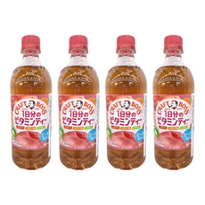 BOSS 綜合水果茶, 600ml, 4瓶