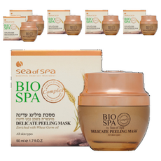 Sea of Spa 小麥胚芽精華去角質面膜，適用於所有膚質, 6罐, 50ml