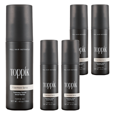 TOppiK 頂豐 FiberHold Spray 增髮纖維專屬定型液, 含維他命B5 滋養頭髮, 幫助纖維假髮定型, 美國原裝進口 118ml, 5瓶