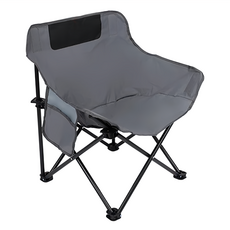 折疊月亮椅, 牛津布+金屬, 白色/灰色/軍綠, 兒童款/成人款, 1個