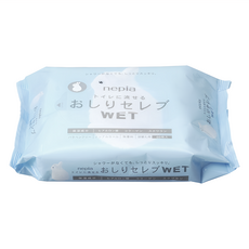 nepia 王子 超柔濕式衛生紙 補充包 保濕成分 膠原蛋白 無香料, 60抽, 1包