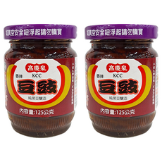 高慶泉 香辣豆豉, 125g, 2罐