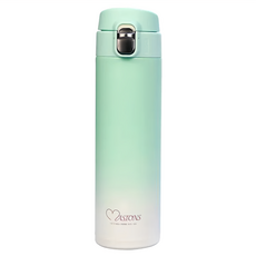 MASIONS 美心 316不鏽鋼陶瓷漸層彈蓋保溫杯, 綠色, 500ml, 1個