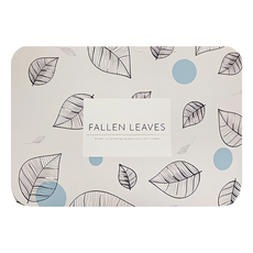 收納王妃 自創軟式珪藻土地墊, 落葉紛飛, 1件