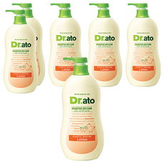 Dr.Ato 精華保濕乳, 敏感乾燥護理, 24小時保濕, 500ml, 6瓶