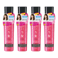 Kracie 葵緹亞 ICHIKAMI 女髮和草頂級亮澤波浪造型乳, 清爽不黏膩 山櫻花香, 150ml, 4瓶