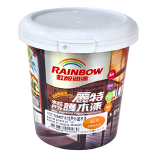 RAINBOW 虹牌油漆 麗特水性戶外護木漆, 1桶