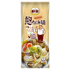 新宏 憨仔湯麵 蛤蠣海鮮風味, 220g, 1包