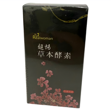 REALWOMAN 美妍世家 超暢草本酵素錠, 80顆, 1罐