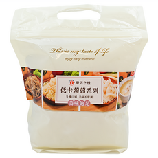 樂活E棧 蒟蒻板條寬麵+南瓜濃湯 6包Set, 低卡Q彈, 開封即食，小包裝好攜帶, 900g, 1袋