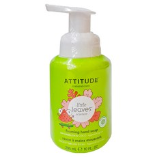 ATTITUDE 艾特優 兒童泡沫洗手乳 西瓜&椰香 295ml, 1瓶