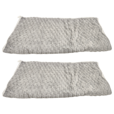 星紅織品 雲朵格子瞬吸絲絨浴巾 70*140cm 灰色, 2條