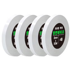 DADA 高黏度棉紙雙面膠帶, 透明, 12捲