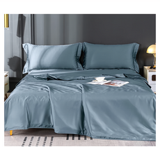 貝淇小舖 60支100%純天絲TENCEL 簡約素色 床包枕套組
