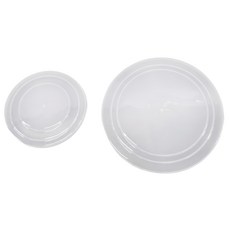 微波爐蓋套裝，19.5cm，13cm，食品級PP, 大蓋子直徑19.5cm + 小蓋子直徑13cm, 1包