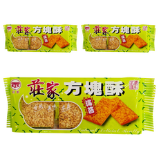 莊家 方塊酥 海苔, 220g, 3包