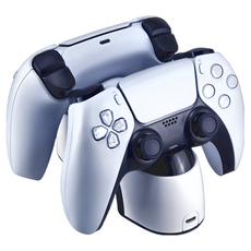 FlashFire PS5 手把矽膠套-白 P803WCE, 舒適握感, 防刮防塵, 多色可選, 1入