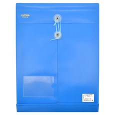 hfpwp 台灣製環保無毒文件袋 不透明立體繩子直式文件收納袋 超聯捷, A4尺寸, 10入