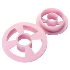 ibili Sweet 大小甜甜圈模2件組 圓, 1組, 粉色