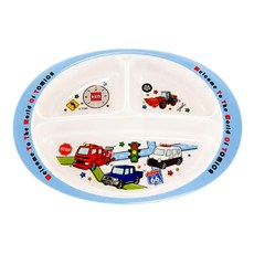 Skater M370 三格美耐皿餐盤 多美車, 750ml, 1個