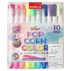 DONG-A 韓國爆米花彩色筆 (10色), 1組
