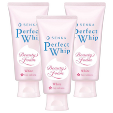 SENKA 專科 台灣公司貨 超微米透亮潔顏乳, 100g, 3條