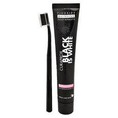 CURAPROX 酷瑞絲 Black Is White 酷黑淨白牙刷牙膏 配合正確刷牙習慣, 1組, 90ml