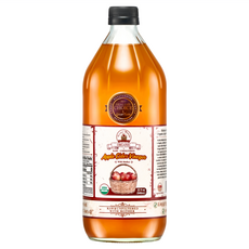 自然醫生 Holistic Medicine 有機蘋果醋 32oz 未過濾 含醋母, 946ml, 1瓶