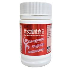 Sinphar 杏輝醫藥 仕女維他命升級版軟膠囊，活力紅潤好氣色, 60錠, 1瓶