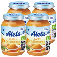 Alete 綜合奶油蔬菜, 190g, 4瓶