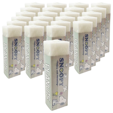 PEANUTS 史努比 SNOOPY小日子 黏屑型橡擦, 灰色, 24個