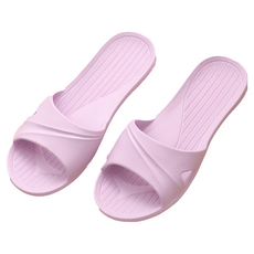 TAY SONG 太松 做自己居家拖鞋, 獨特軟Q材質 抗震回彈 輕盈設計 曲線服貼 四季百搭, 240mm, 淡雅紫, 1雙