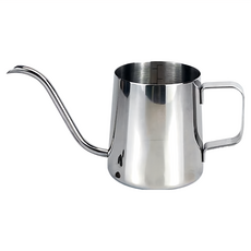 ANTIAN 304不鏽鋼細口咖啡手沖壺/咖啡拉花壺/長嘴水壺/鵝嘴壺/細口壺, 1個, 250ml, 單件