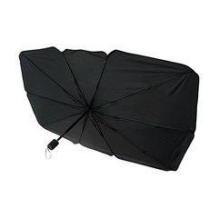 Kinyo 車用擋風玻璃遮陽傘 KU-9095, 黑色, 1個