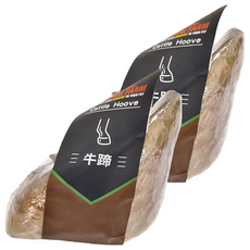 NATURAL FARM 自然牧場 耐咬系列狗零食 牛蹄, 紐西蘭天然, 大中小型犬適用, 55g, 2個