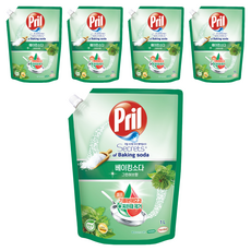 Pril 淨麗 小蘇打高效草本補充包 1L, 5包