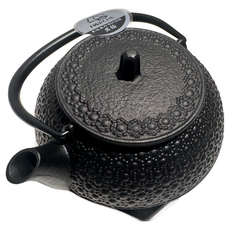 IWACHU 岩鑄 5型新龜甲急須附底座及濾網 日式鑄鐵茶壺, 1組, 650ml