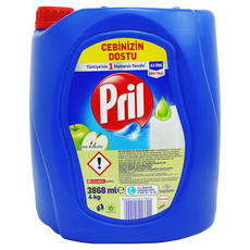 Pril 淨麗 高效能洗碗精 蘋果味 4kg, 3.868L, 1桶