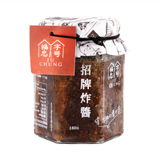 福忠字號 招牌炸醬 拌麵、拌飯、拌青菜 沾、炒、拌、烤, 180g, 1罐