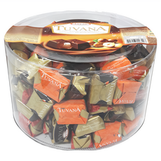 tayas 方形巧克力 榛果風味, 1kg, 1桶