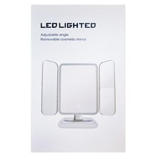 韓系LED化妝燈 單色白光 充電款 尺寸18*32cm, 奶白色