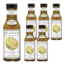BRIANNAS 美國 零脂檸檬龍蒿醬 全天然, 355ml, 6瓶