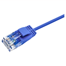POLYWELL 寶利威爾 CAT6 極細高速網路線 RJ45福祿克認證 PW15-W58-R020, 藍色, 2m, 1條