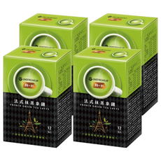 鮮一杯 法式抹茶拿鐵, 抹茶控必買, 獨立隨手包, 20g, 12包, 4盒