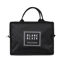 BLANC BLACK 野餐用食物保溫保冷袋, 黑色, 1個